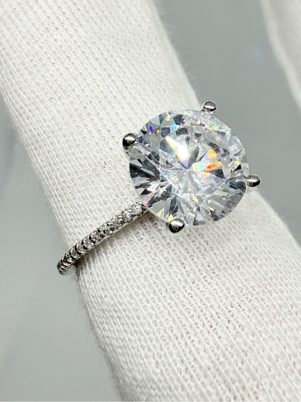 3Ct Natural Zircon Sterling Silver Ring! - Picture 17 of 17